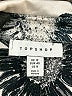 Topshop 100% Polyester Floral Ivory Short Sleeve Blouse Size 8 - photo 7