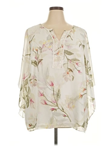 Belle By Kim Gravel 3/4 Sleeve Blouse (view 1)