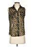 Banana Republic 100% Polyester Green Sleeveless Blouse Size XS - photo 1