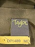 Taylor 100% Polyester Solid Green Casual Dress Size 10 - photo 7