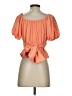 Altar'd State 100% Polyester Orange Short Sleeve Top Size S - photo 2
