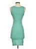 Leith Solid Teal Casual Dress Size XXS - photo 2