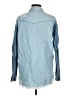 Missguided 100% Cotton Blue Long Sleeve Button-Down Shirt Size 6 - photo 2