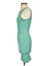 Leith Solid Teal Casual Dress Size XXS - photo 5