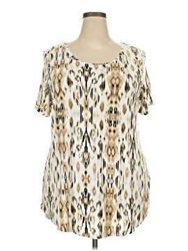 Jm Collection Short Sleeve Blouse