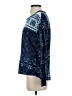 Cuddl Duds 100% Polyester Print Blue Pullover Sweater Size S - photo 5