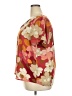 DR2 100% Polyester Floral Orange Short Sleeve Blouse Size XXL - photo 5