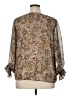 Vince Camuto 100% Polyester Brown 3/4 Sleeve Blouse Size 1X - photo 2