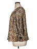 Vince Camuto 100% Polyester Brown 3/4 Sleeve Blouse Size 1X - photo 5