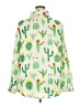 Unbranded Print Green Long Sleeve Blouse Size 5XL - photo 2