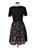 Shein 100% Polyester Floral Black Casual Dress Size L - photo 2