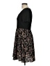 Shein 100% Polyester Floral Black Casual Dress Size L - photo 5