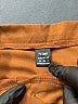 Niay 100% Polyester Solid Brown Shorts Size 6 - photo 3