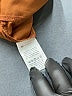 Niay 100% Polyester Solid Brown Shorts Size 6 - photo 4