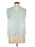 Darjoni Blue Sleeveless Blouse Size L - photo 1