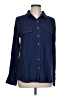 Moon River Blue Long Sleeve Blouse Size L - photo 1