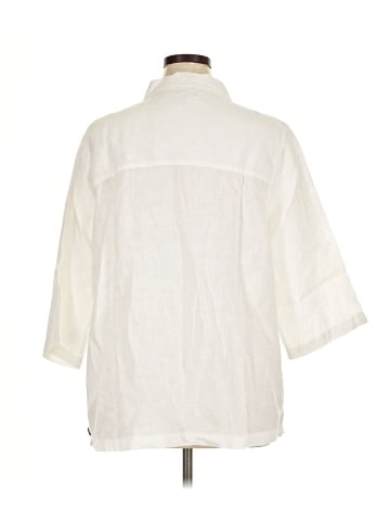 Tahari 3/4 Sleeve Button-Down Shirt (view 2)