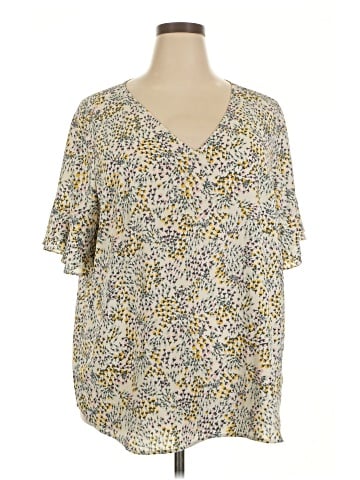 Ann Taylor LOFT Short Sleeve Blouse (view 1)