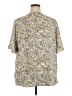 Ann Taylor LOFT 100% Polyester Yellow Short Sleeve Blouse Size 20 - photo 2