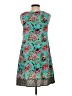 Unbranded 100% Polyester Paisley Teal Casual Dress Size S - photo 2