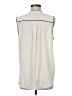 Ann Taylor 100% Polyester Ivory Sleeveless Blouse Size M - photo 2