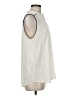 Ann Taylor 100% Polyester Ivory Sleeveless Blouse Size M - photo 4