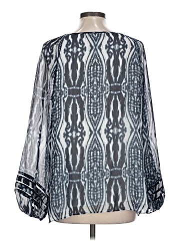 Jones New York Signature Long Sleeve Blouse (view 2)