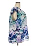 Talbots 100% Polyester Tie-dye Blue Sleeveless Blouse Size 20 - photo 4