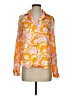 Timing 100% Polyester Orange Long Sleeve Blouse Size S - photo 1