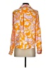 Timing 100% Polyester Orange Long Sleeve Blouse Size S - photo 2