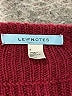 Leifnotes Solid Burgundy Casual Skirt Size S - photo 4