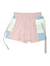 Romwe Color Block Pink Athletic Shorts Size L - photo 1