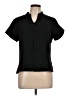 Kathy Che Black Short Sleeve Blouse Size 10 - photo 1