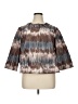 Chico's Brown 3/4 Sleeve Blouse Size XL - photo 1