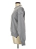 Unbranded 100% Polyester Solid Gray Pullover Sweater Size L - photo 5