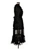 Aqua 100% Polyester Stars Black Cocktail Dress Size S - photo 4