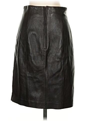 Andrew Marc Leather Skirt (view 2)