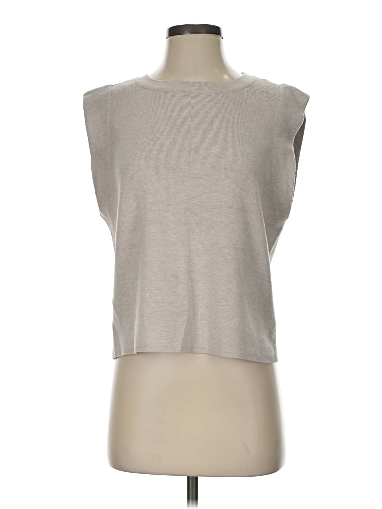 Pre-owned Cyrus Sleeveless T-shirt In Gray