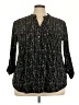 Cocomo Tweed Black 3/4 Sleeve Blouse Size 3X - photo 1
