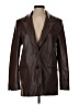 Zara 100% Polyurethane Brown Blazer Size S - photo 1