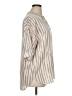 Primark 100% Polyester Stripes Ivory Short Sleeve Blouse Size 14 - photo 4