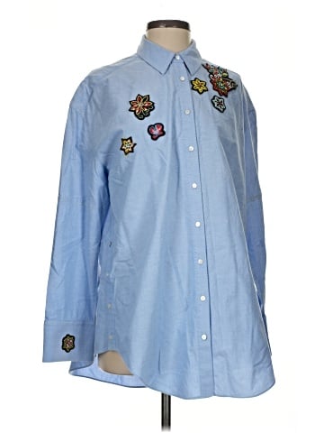 Cinq à Sept Long Sleeve Button-Down Shirt (view 1)