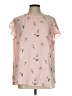 Ann Taylor LOFT Outlet 100% Polyester Pink Sleeveless Blouse Size L - photo 1