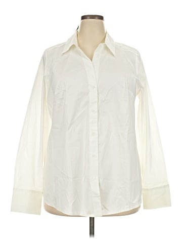 Lane Bryant Long Sleeve Button-Down Shirt (view 1)