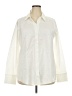 Lane Bryant Ivory Long Sleeve Button-Down Shirt Size 20 - photo 1