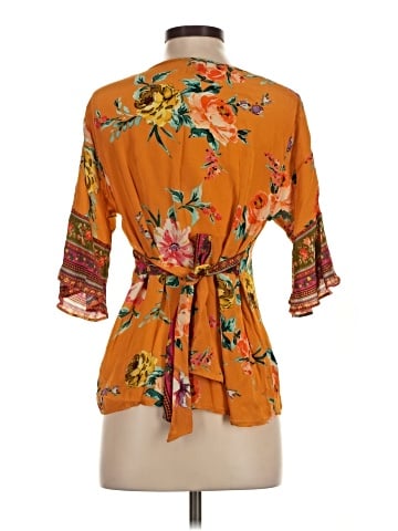 Vineet Bahl 3/4 Sleeve Blouse (view 2)