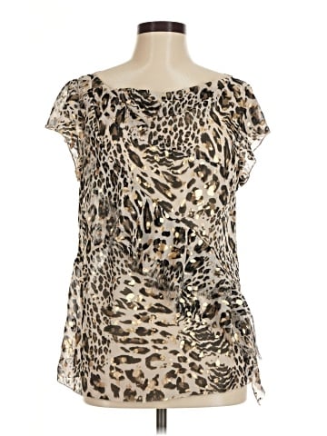 BCBGeneration Short Sleeve Blouse (view 1)