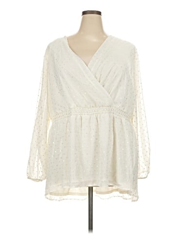 Lane Bryant Long Sleeve Blouse (view 1)