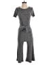 Lulus Tweed Gray Jumpsuit Size S - photo 1