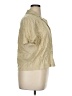 Modern Works Metallic Gold Short Sleeve Blouse Size XL - photo 4